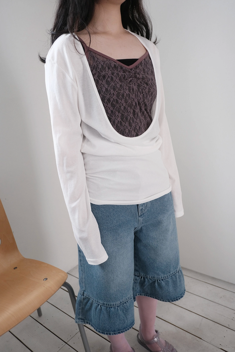 tention deep U neck T (3c)