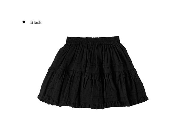 Ael Punching Lace Frill Mini Skirt