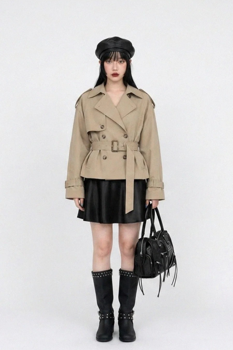 SATIN A-LINE MINI SKIRT (5COLORS!)