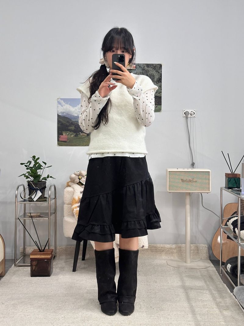 DOT LAYERED T-SHIRT