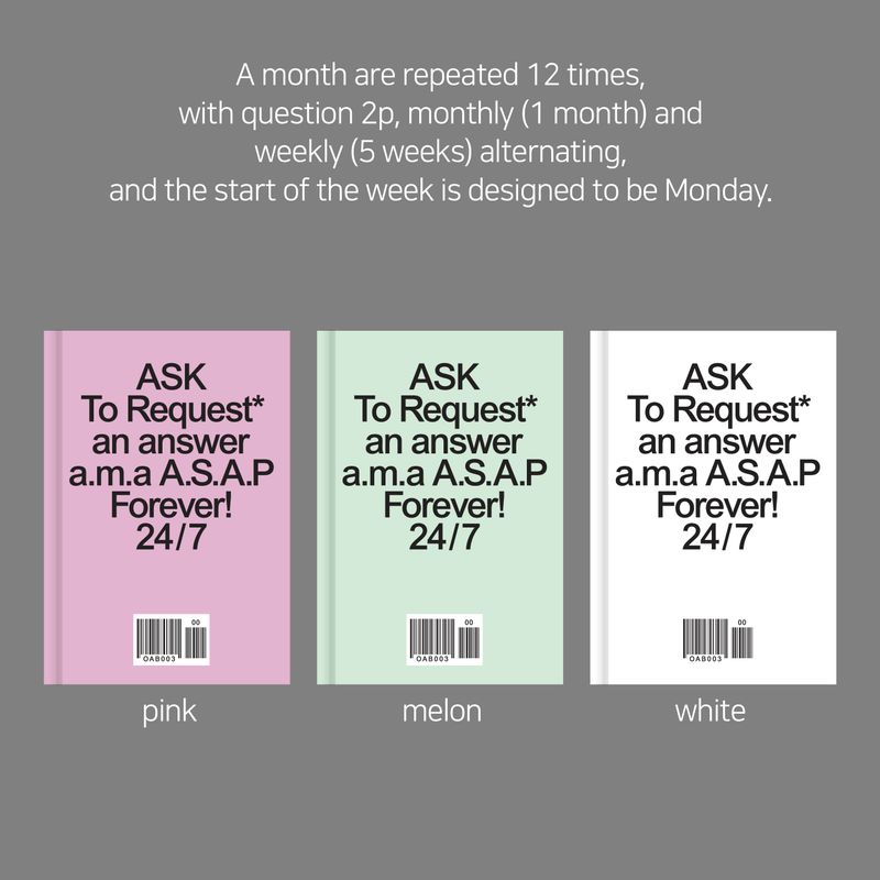 oab ask diary / hard cover