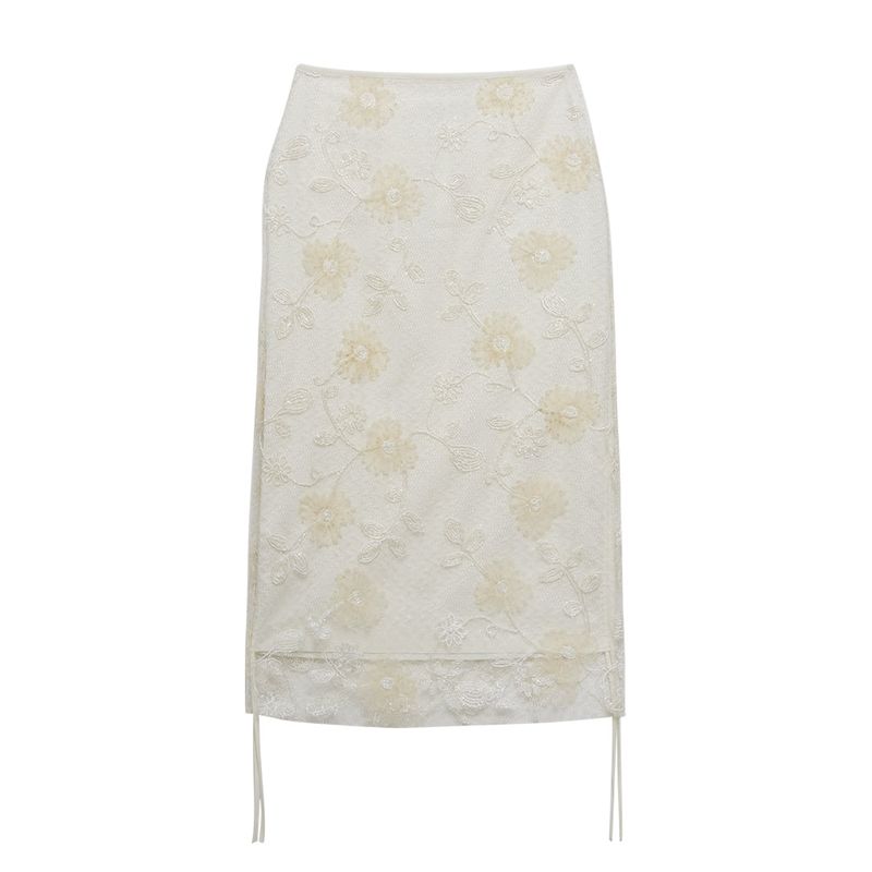 INSTANTFUNK（インスタントファンク）の「Floral-lace long skirt （Skirts）」