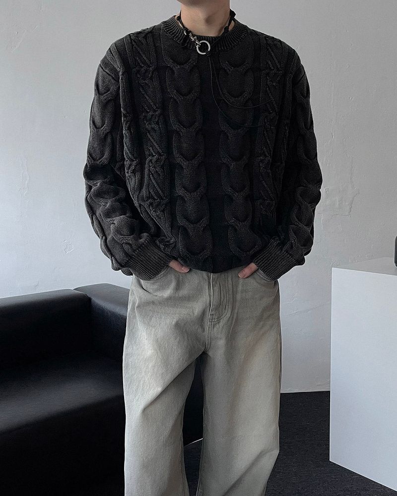 RV Pigment Cable Knit (4 colors)