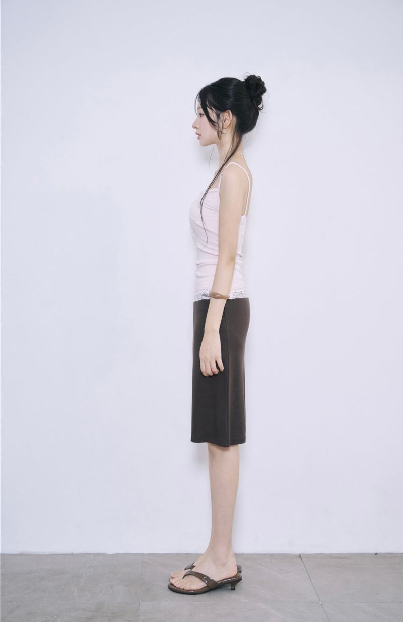 [MADE] Sherry Lace Midi Skirt