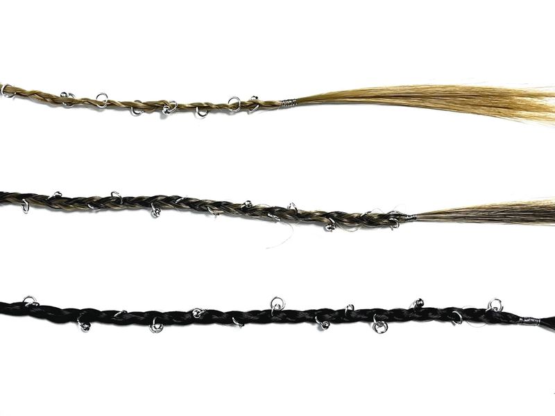 [MADE] Braid Hair Keyring (Blond)