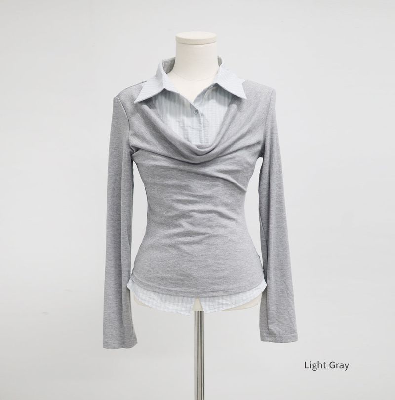 Fancy Shirred T-Shirt
