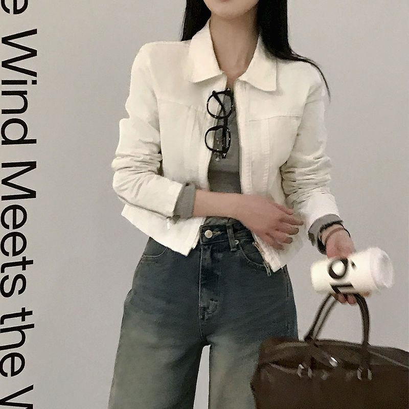 [Bellide made] COLOR INCISION COTTON TWO-WAY JACKET