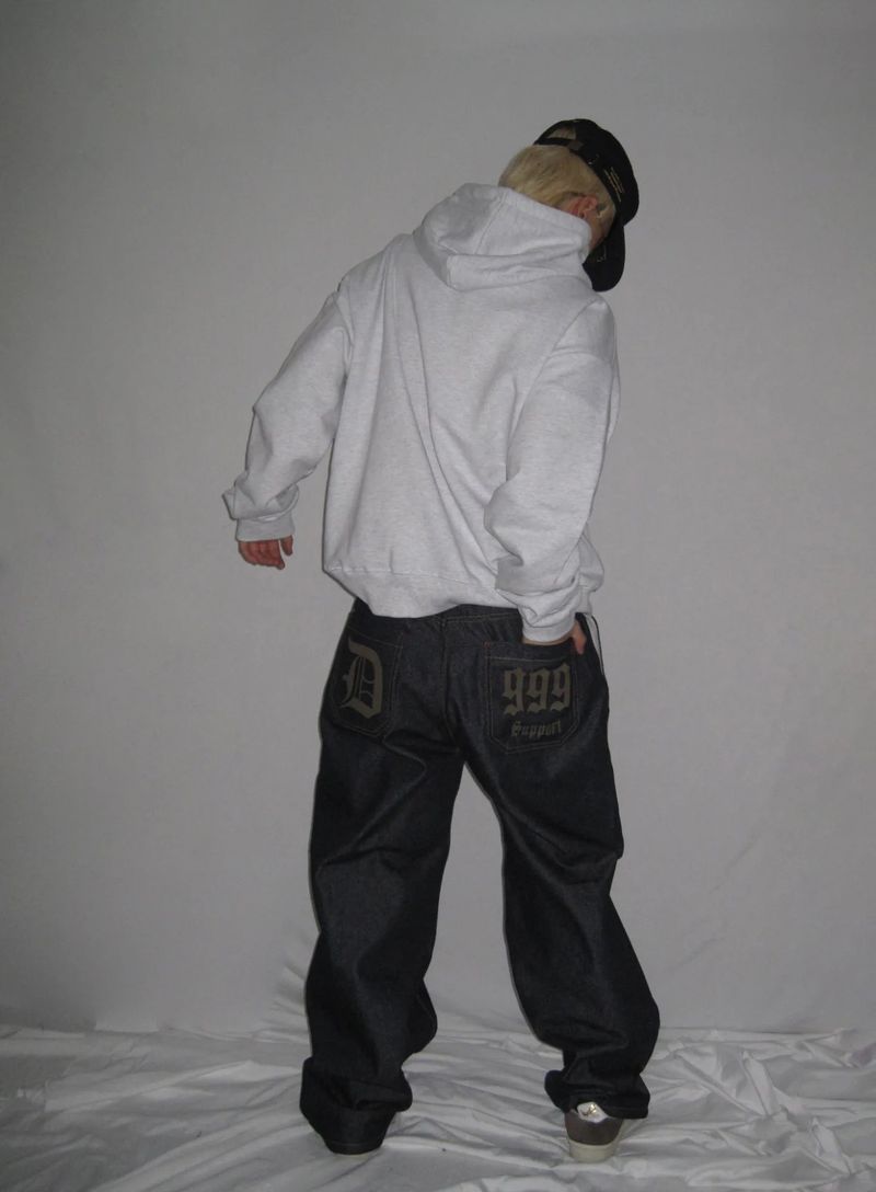 990 Wide Denim Pants (3 Colors)