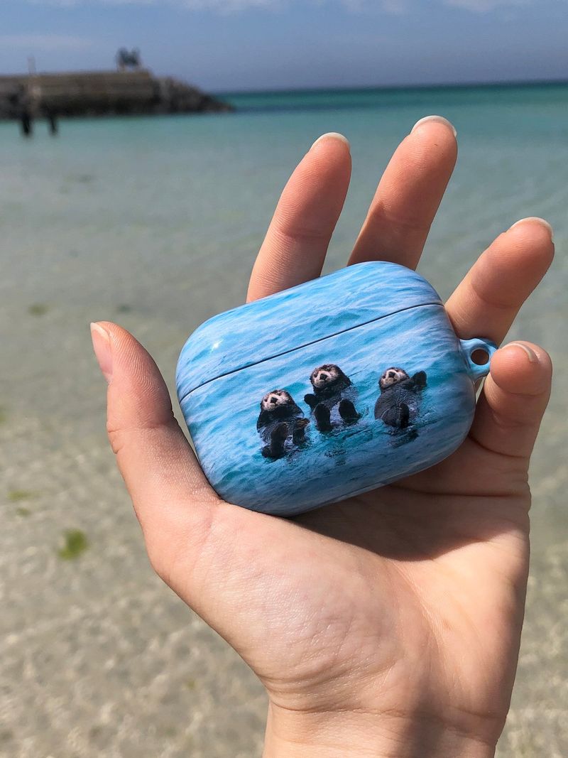 [sea otter triplets airpods case]