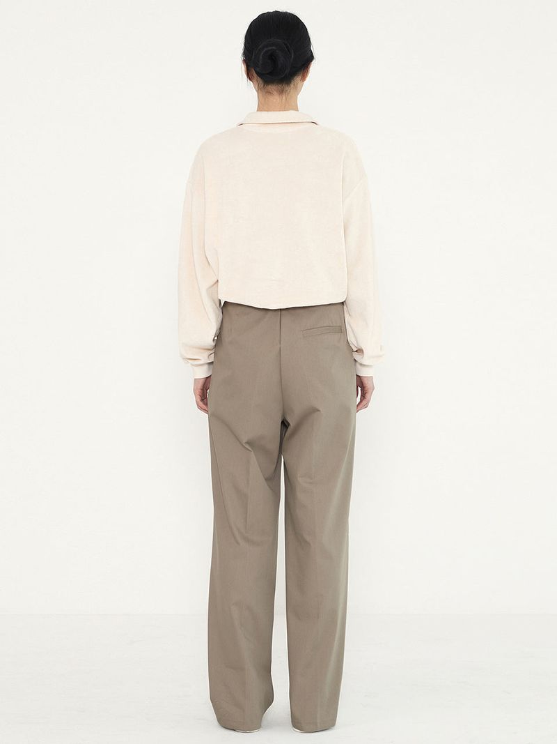 STRING LINE PANTS - BEIGE