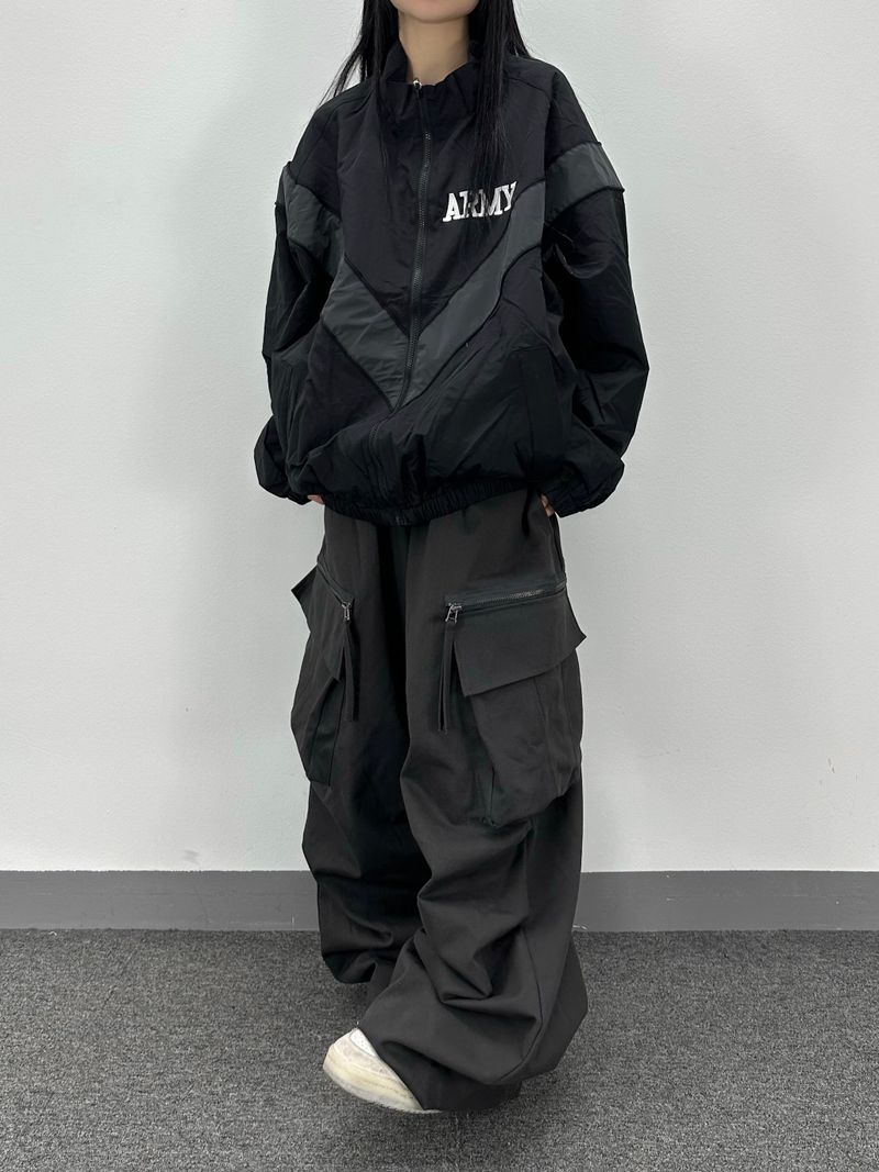 zipper point work pants