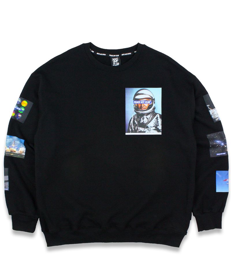 peaceoffclub（ピースオフクラブ）の「スペースグラフィック_スウェットシャツ（トップス）」