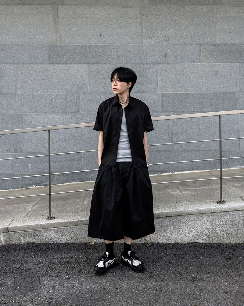 Kai Twin-Tuck Bermuda Slacks
