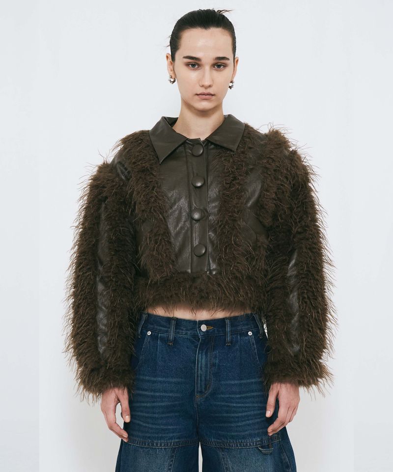 FAKE FUR LINE JACKET