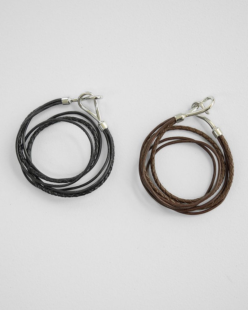 Cross Leather Bracelet