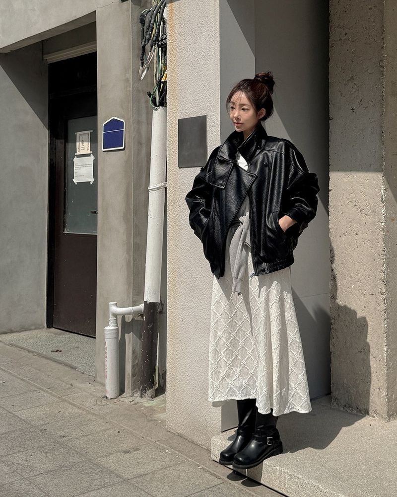 Hiren leather jacket