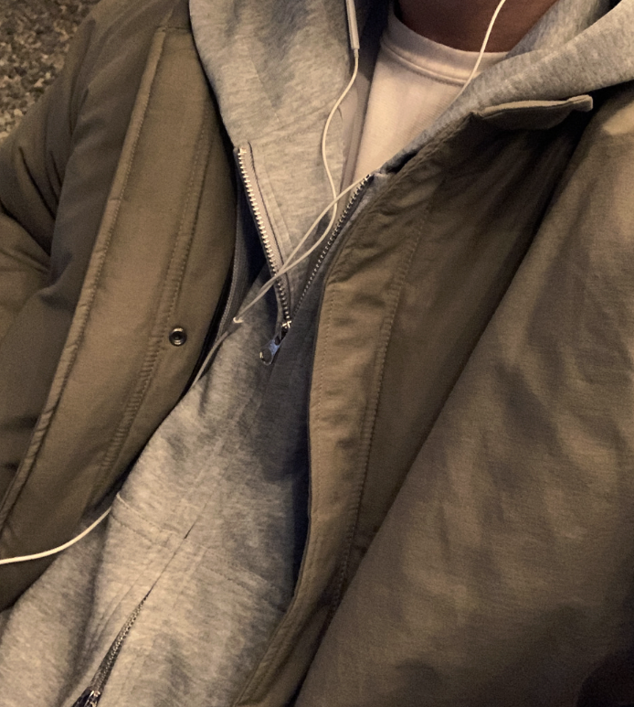 【Setup】 Aiden Winter Quilted Sweatshirt Padded Setup