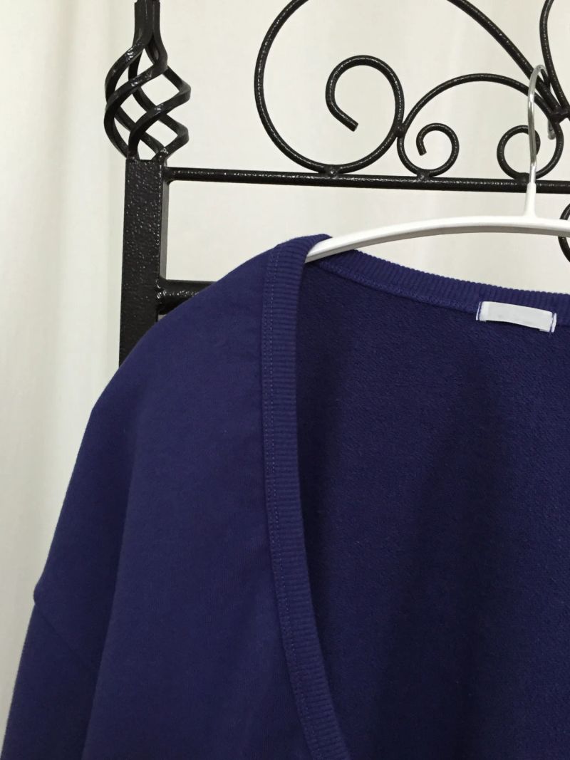 Deep U-Neck Sweatshirt