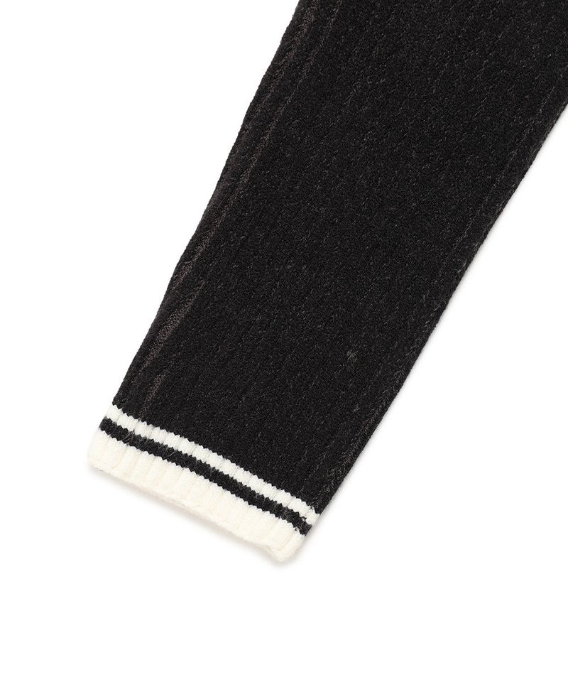 W SLAMMERS TURTLE NECK KNIT BLACK(CV2DFFK640A)