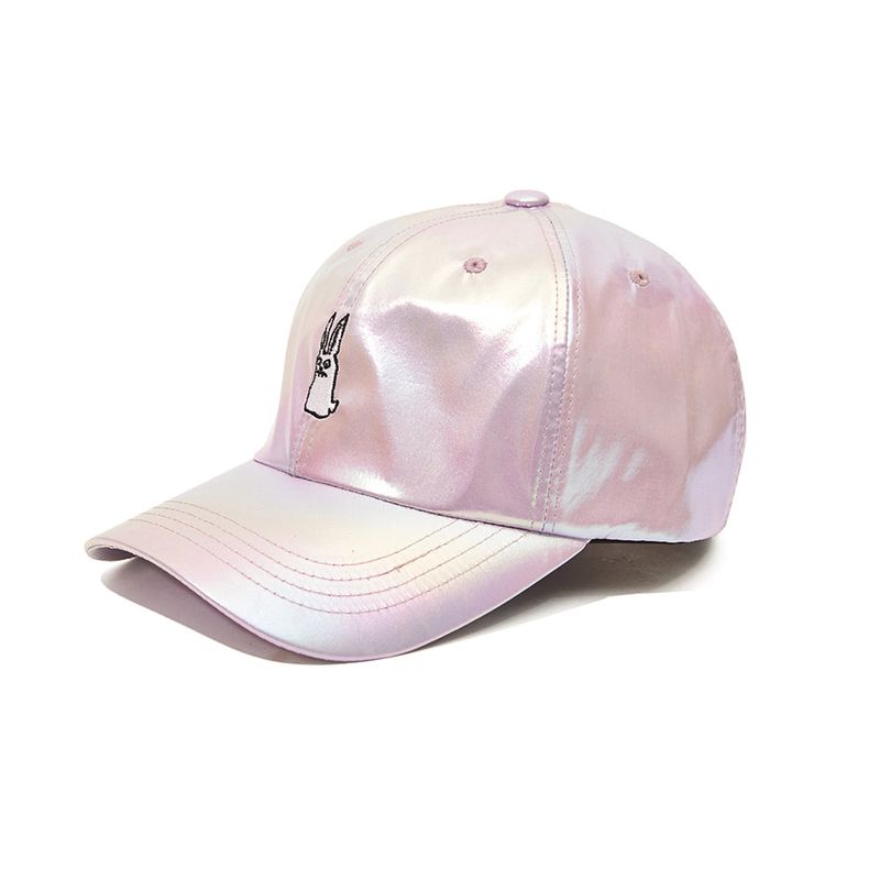 BSR2223FWCP047 GR HOLOGRAM CAP PINK