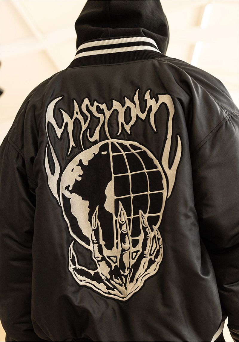 VIRTUAL WORLD 6OZ VARSITY JACKET