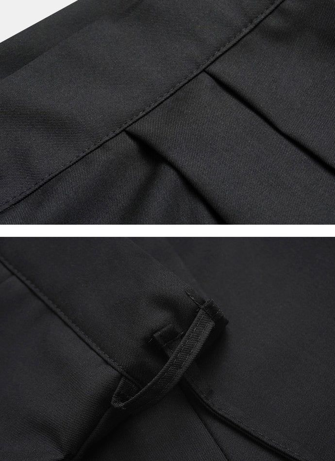 Two-button Wrap Pants