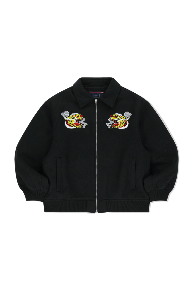 MIN-HWA WOOL SOUVENIR JACKET