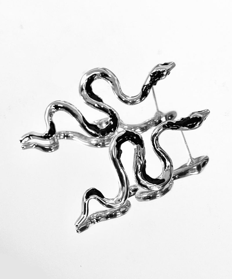 Black Snake Earrings