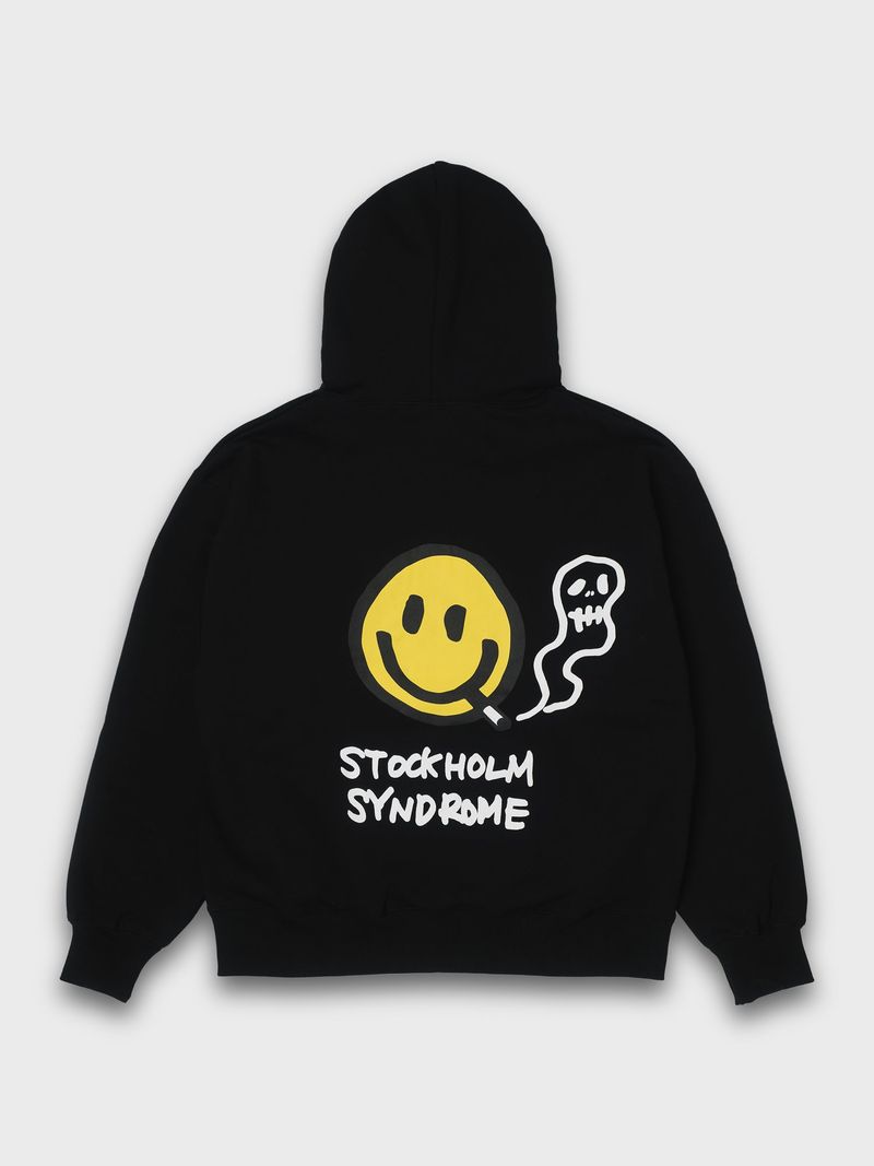 stockholm syndrome（ストックホルムシンドローム）の「SMOKER HOODIE - BLACK（Tops）」