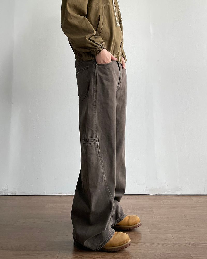 Roden Curved Dyeing Pants