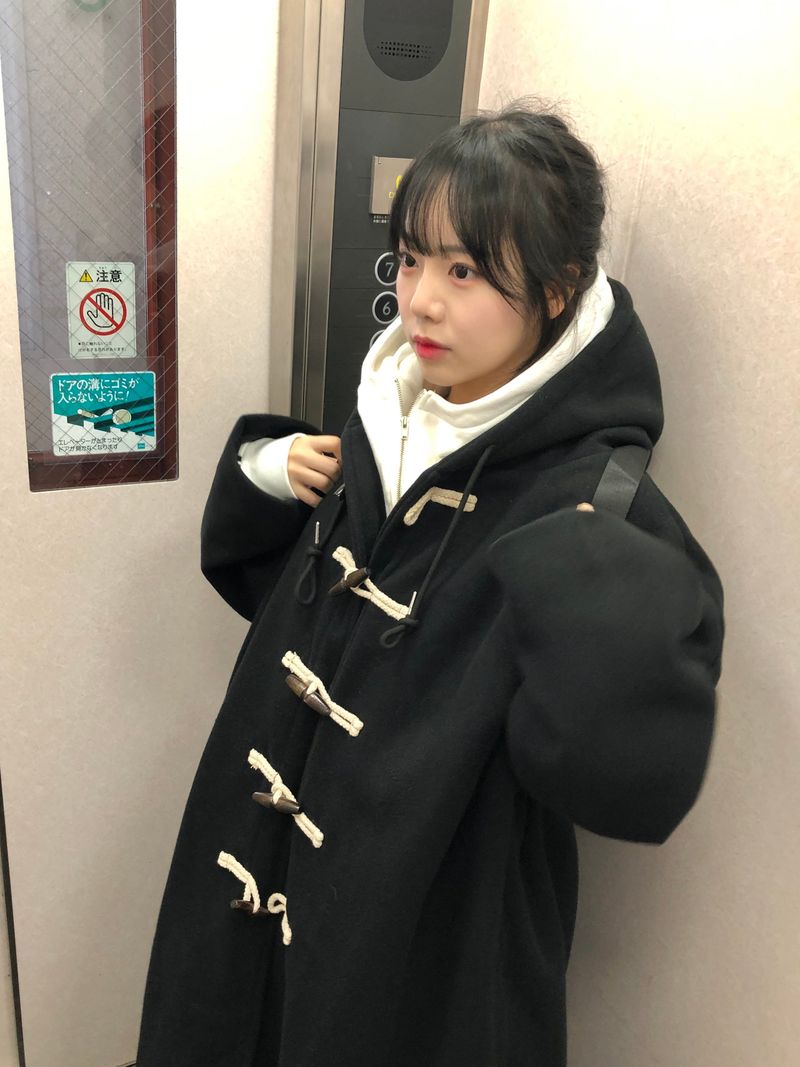 (quilted beam) Cambio hood duffle coat