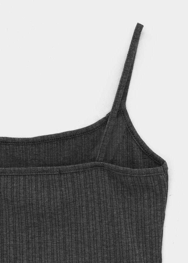 [MADE] Fluffy Layered Ribbed Sleeveless Top (Set Available)