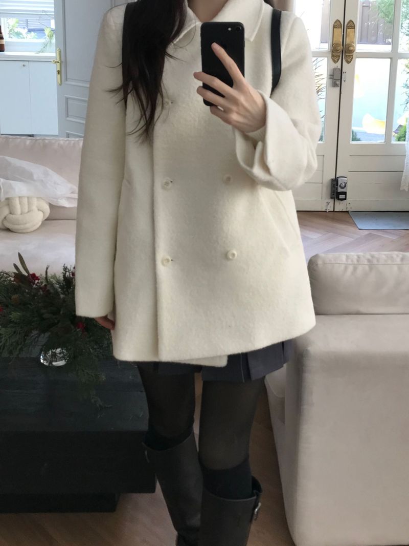 Innerf Wool Half Coat (3 colors)