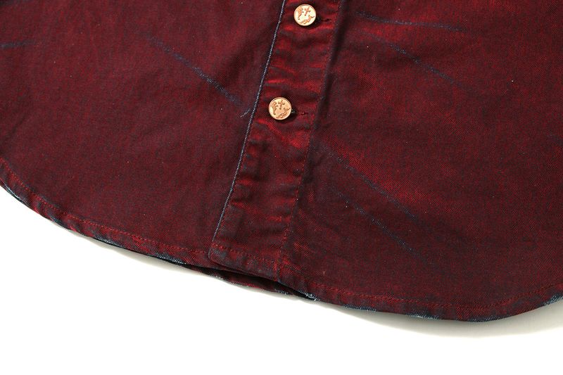 BLAZE WASHED FLOCKED DENIM SHIRT