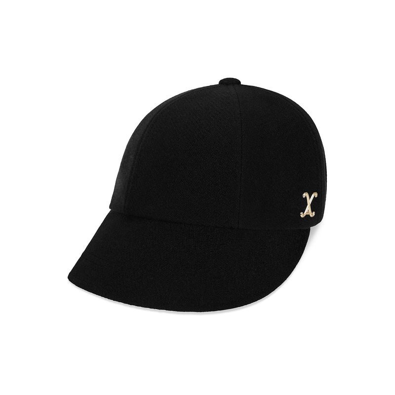 VA Curved Stud Link Bonnet Hat  / Black