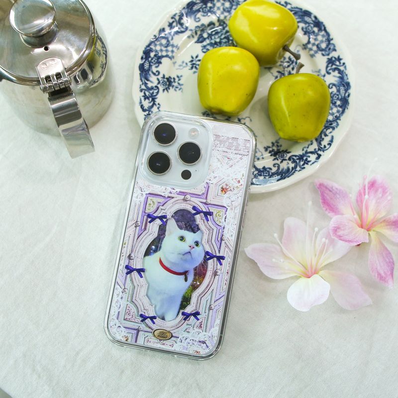 【MADE】Lace frame Jelly hard Phone case