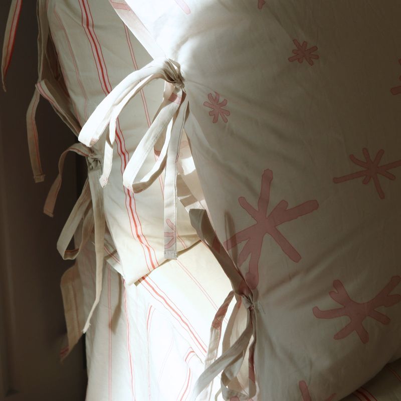 Star Stripe Ribbon Pillowcase