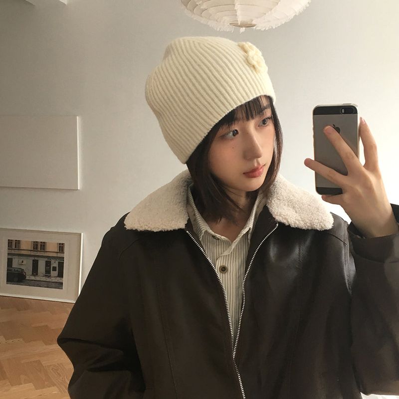 Kinzo Vintage Rose Knit beanie