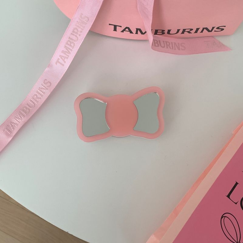 [MADE] Mirror Tok_Big pink ribbon mirror tok_Basic Smart Talk