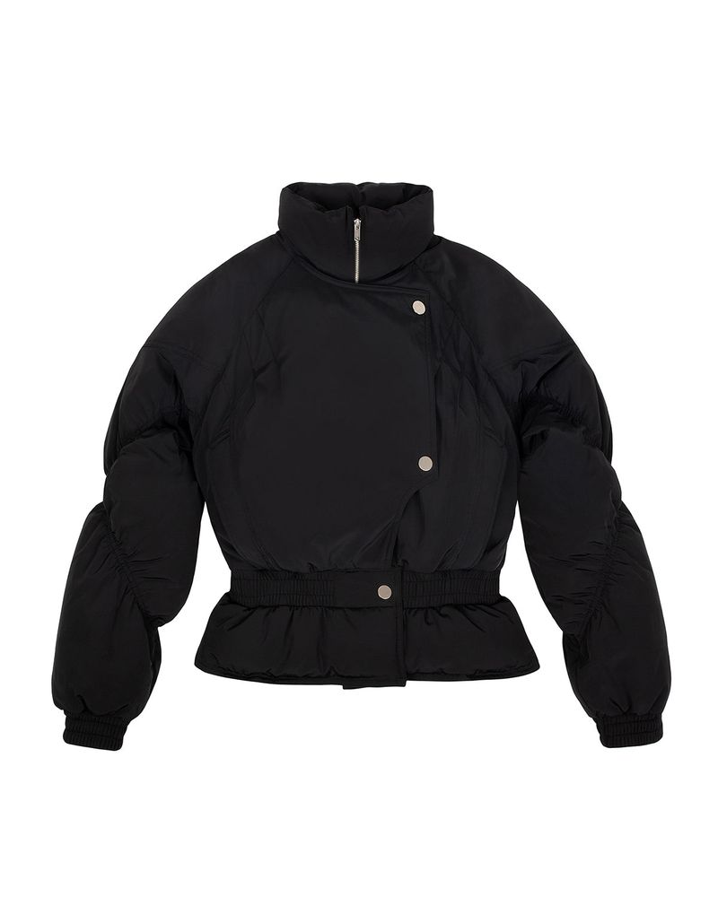 Double Layered Goose Down Jacket _ Black