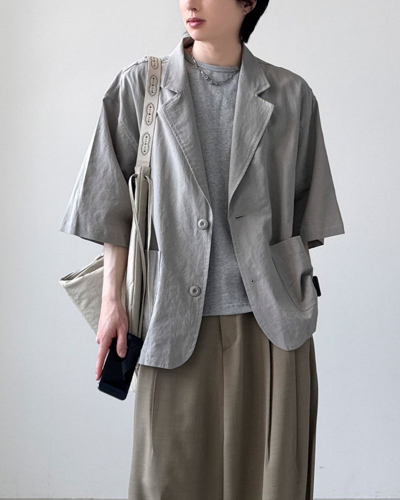 Nomad Linen Half Jacket