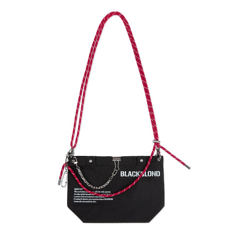 BBD Handcrafted Rope Cross Bag (Black)