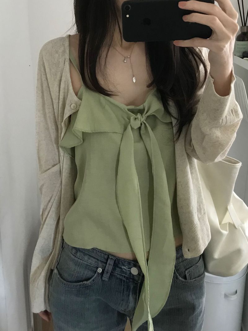 Kitten（キッテン）の「Aren Tie Bustier (2 colors)（Tops）」