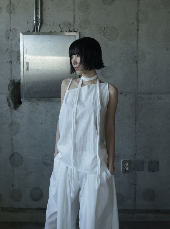 Asib Unbalance Sleeveless Blouse