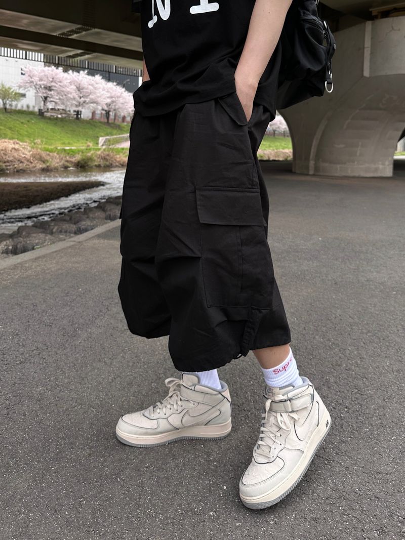 Amekaji Loose Cargo Pants 4C