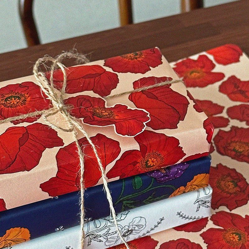 Red Poppy (Deco Paper) A3 POSTER