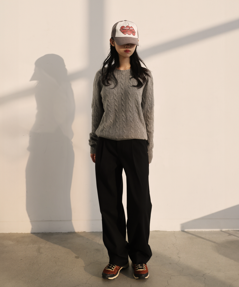 Acht Infinite Hearts ball cap - Off White / Pigment Burgundy