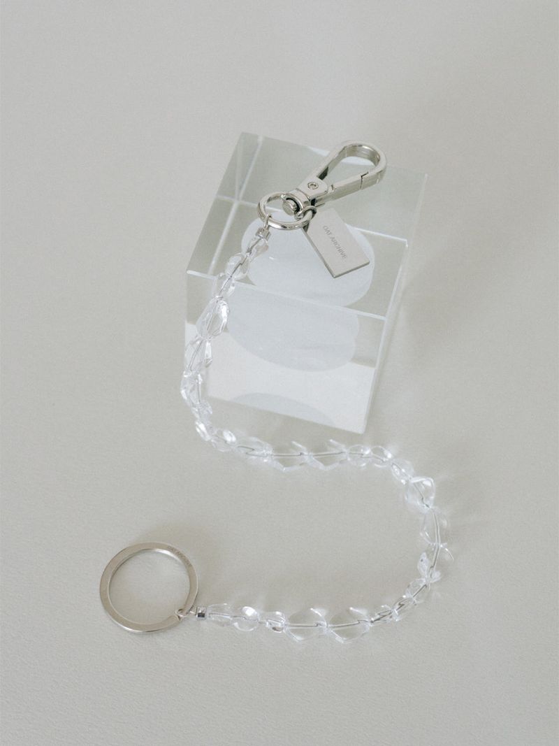 Glass keyring