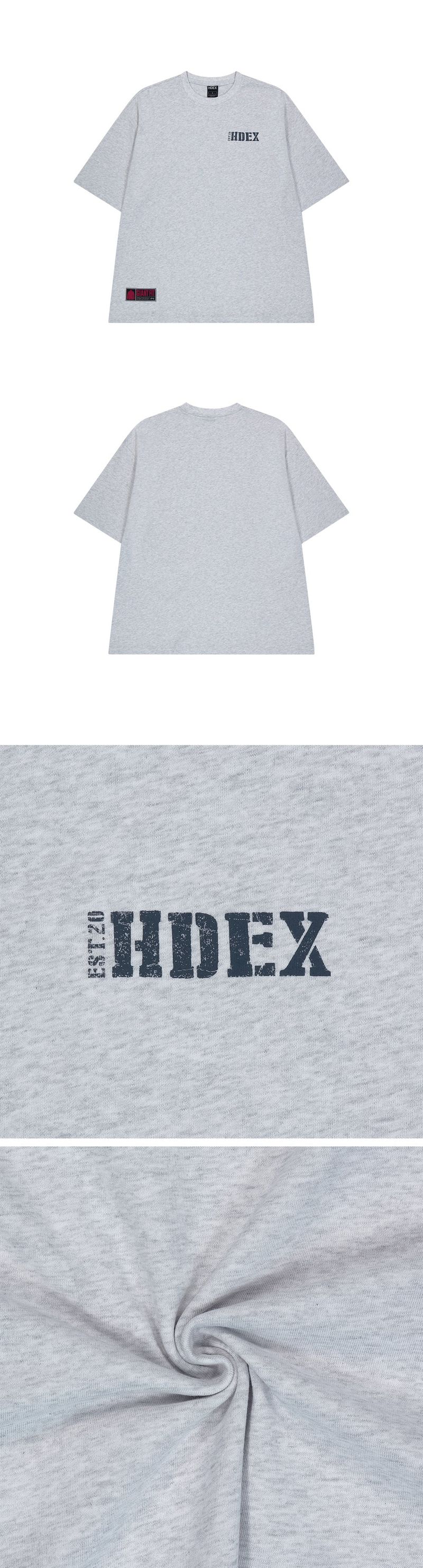 Core Small Logo Giant Fit Short Sleeve Melange White