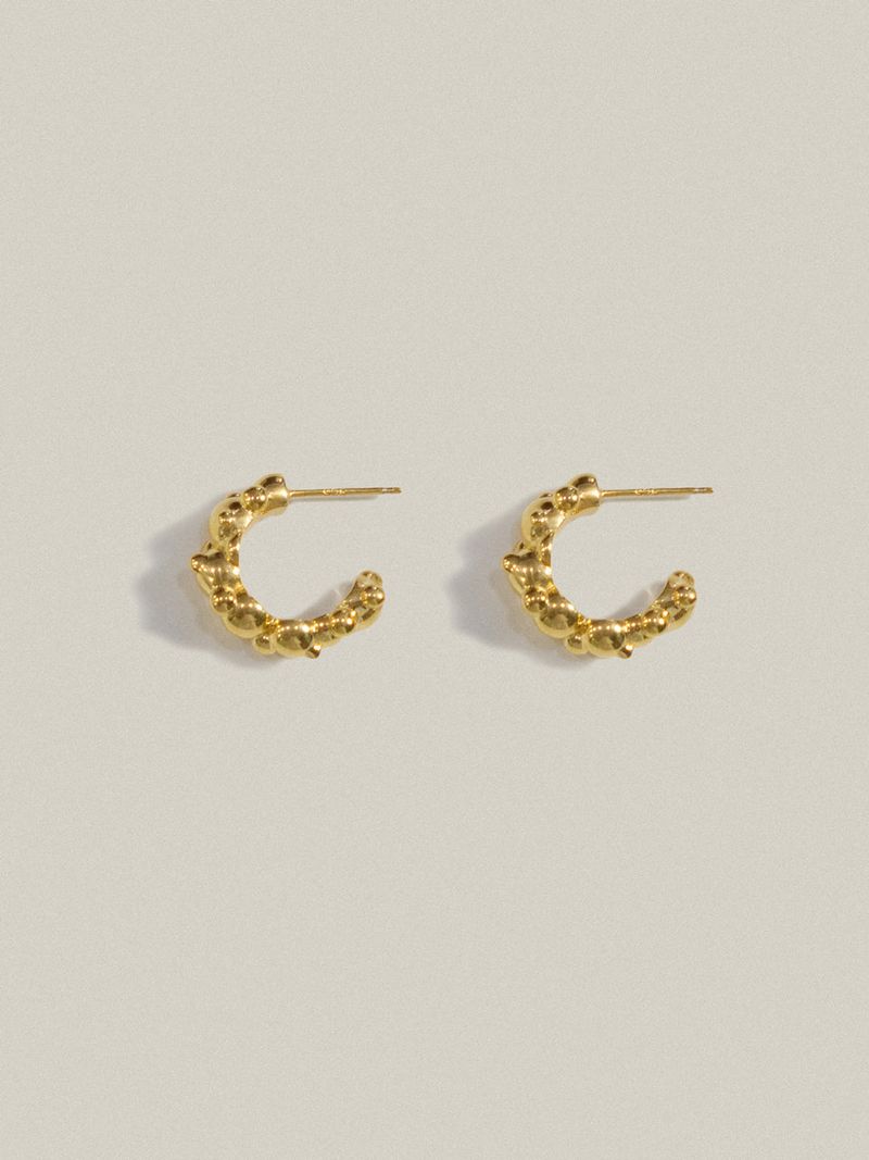 Bubble Earrings Gold